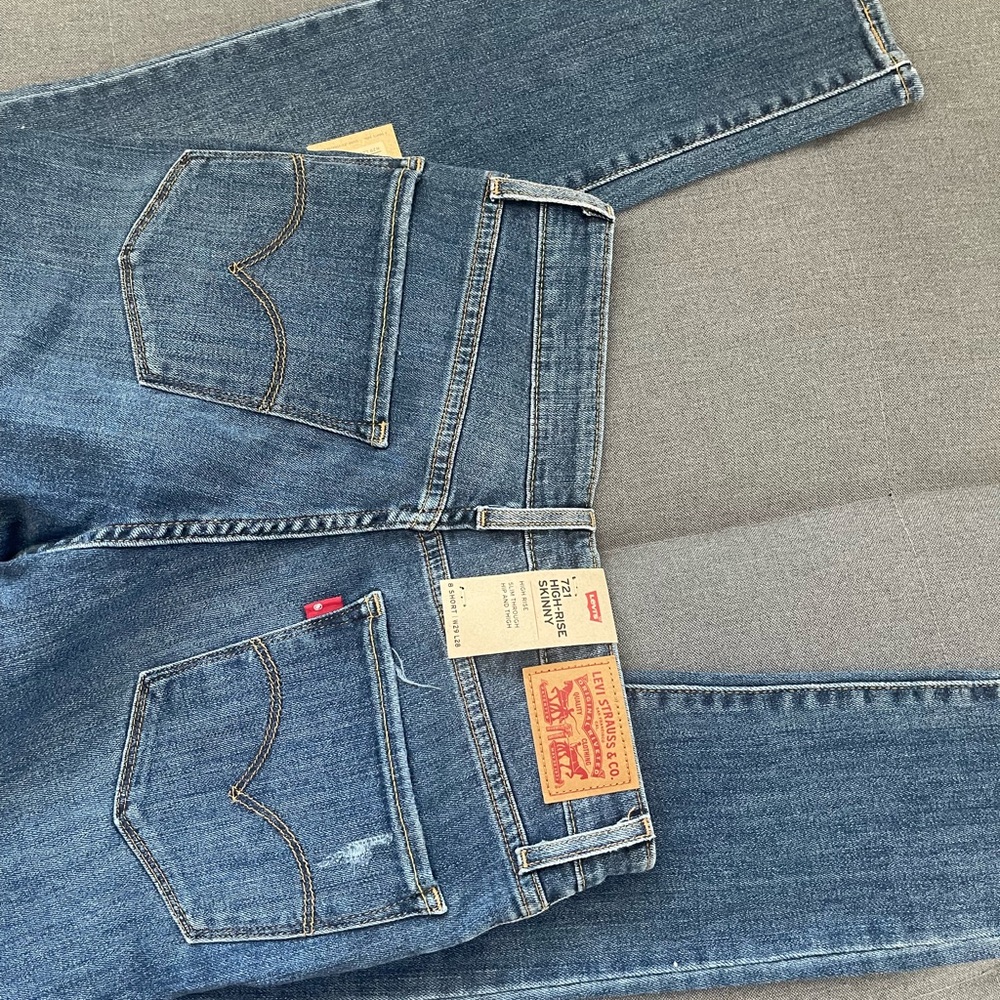 Levi's Blue Skinny Jeans for Women - Picture 4 of 6